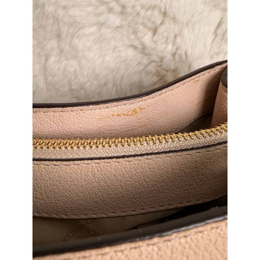 Michael Kors Alessa Soft Pink Leather Satchel Crossbody Bag 35S0GWAS2T Dust Bag